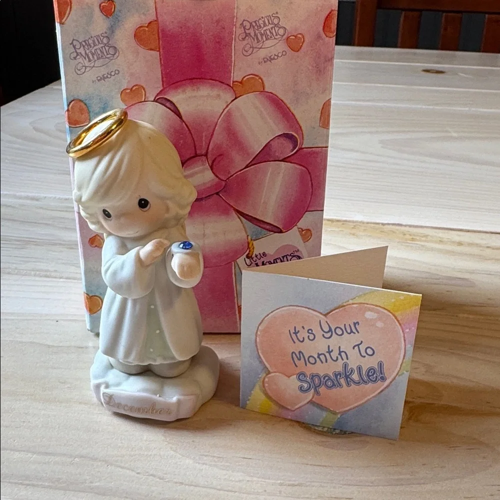 Precious Moments Porcelain Figurine Month Of December Model #261327